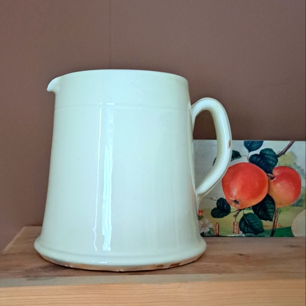Ceramiche Nicola Fasano Cream Ceramic Pitcher